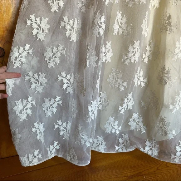 Vintage Lorrie Deb San Francisco Maxi Lace Dress - Picture 6 of 8